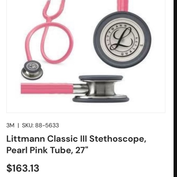 Littmann classic III Black Edition Stethoscope Bundle - Picture 11 of 13